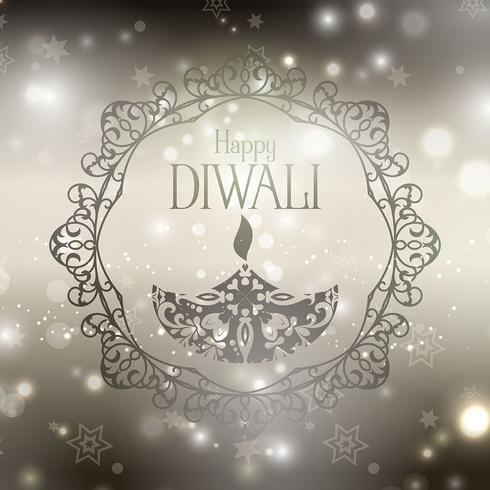 Fondo decorativo de diwali. vector