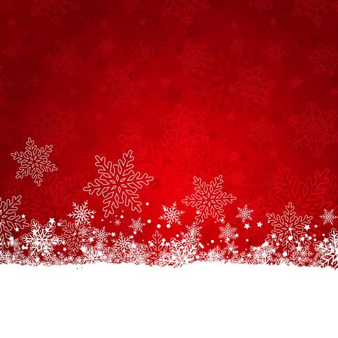 Christmas snowflakes and stars vector