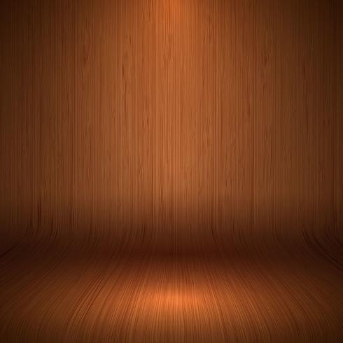 Wooden display background  vector