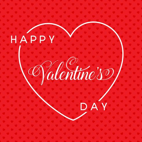 Happy Valentine's Day background vector