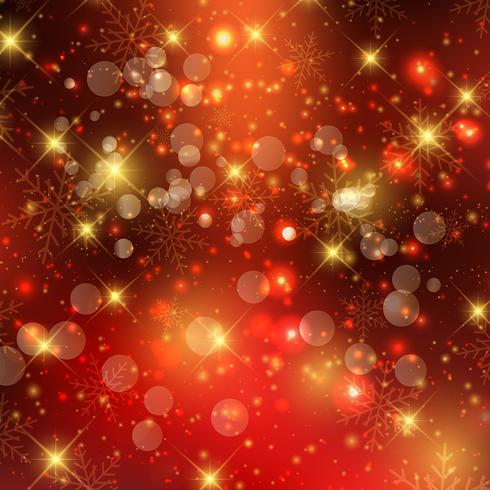 Christmas lights background vector