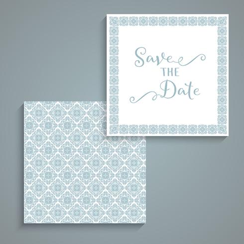 Save the date design  vector