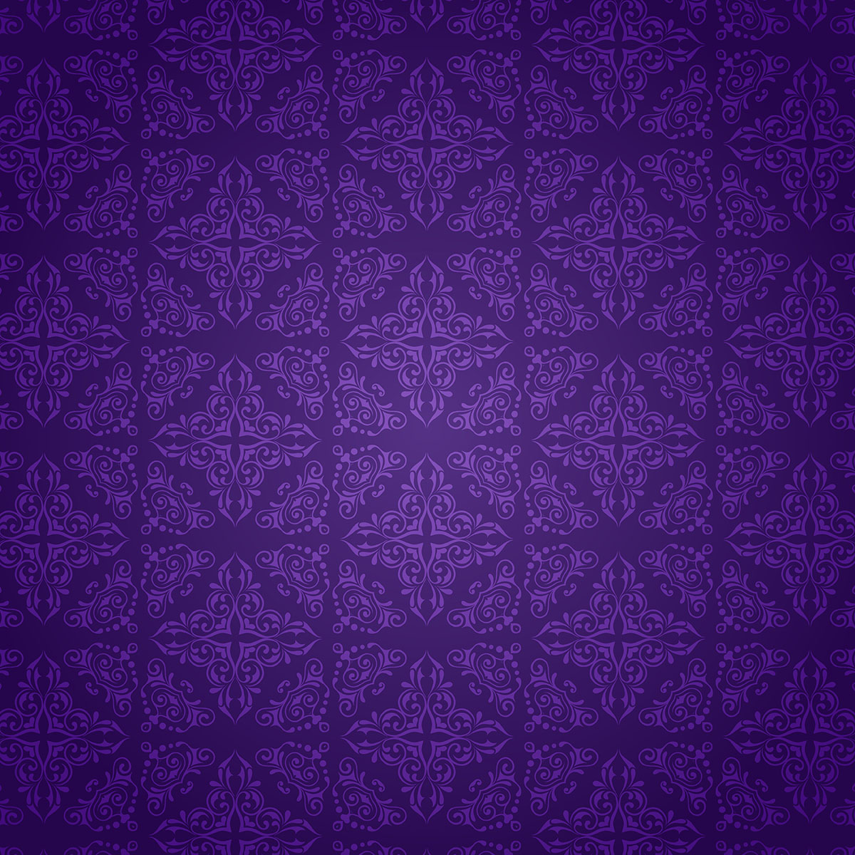 Purple damask pattern background 210600 - Download Free Vectors