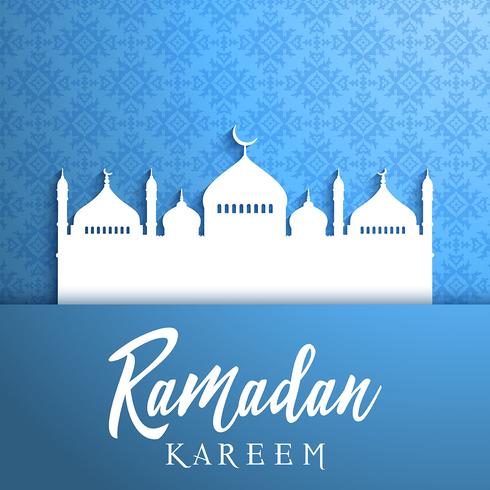 Decorative background for Ramadan vector