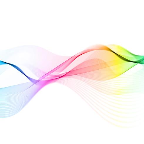 Abstract flowing lines  vector