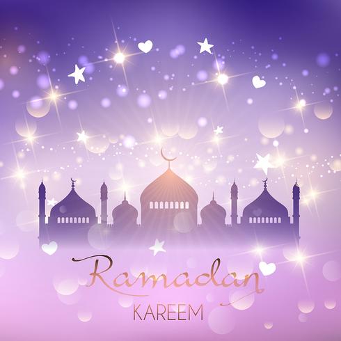 Ramadan background vector