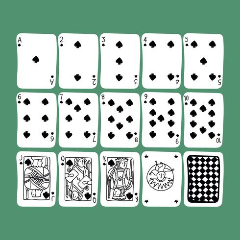 Set Of Doodled Cards vector