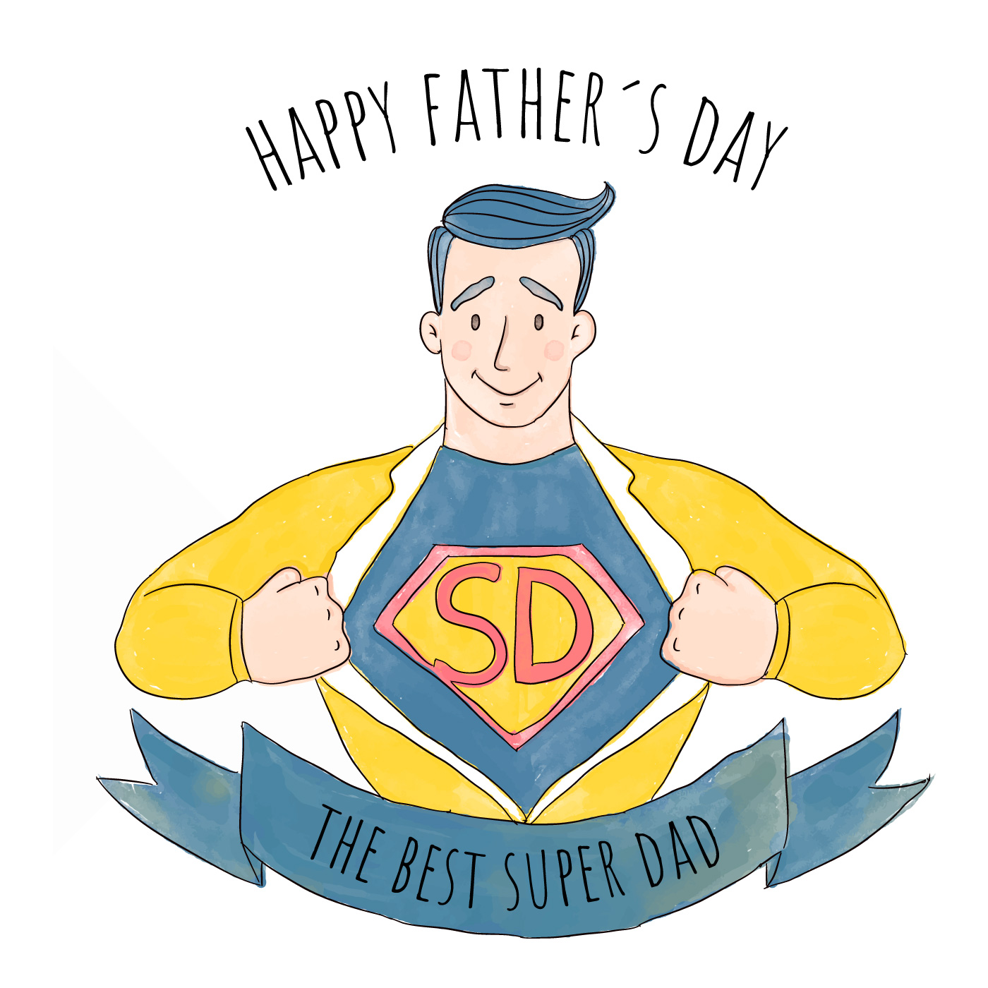 Super Dad Vector Art, Icons, and Graphics for Free Download