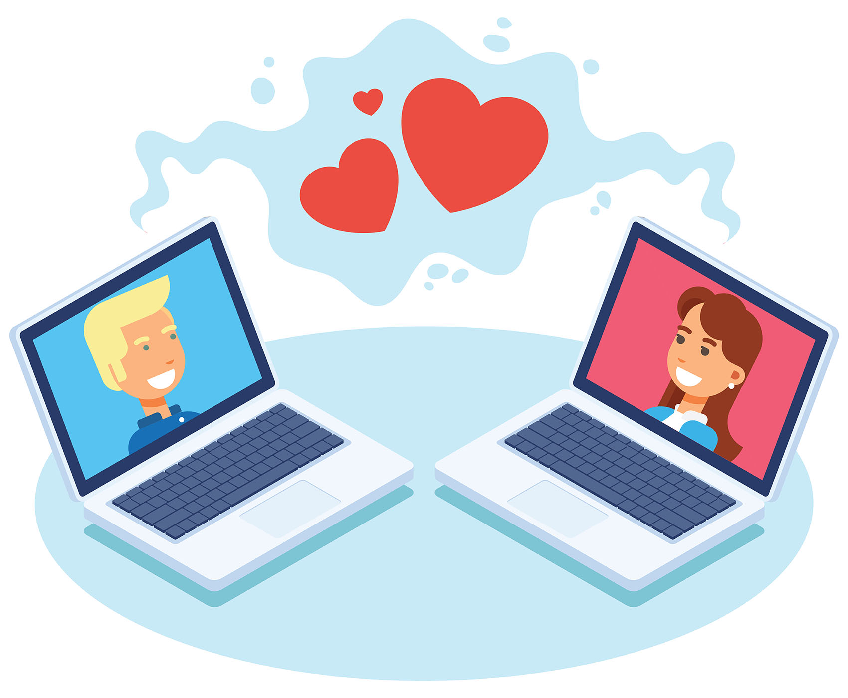 Online Dating 211604 Vector Art at Vecteezy