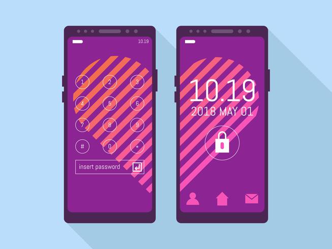 Beautiful In Love with Technology Vectors