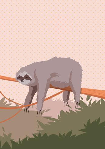 Sleeping Sloth vector