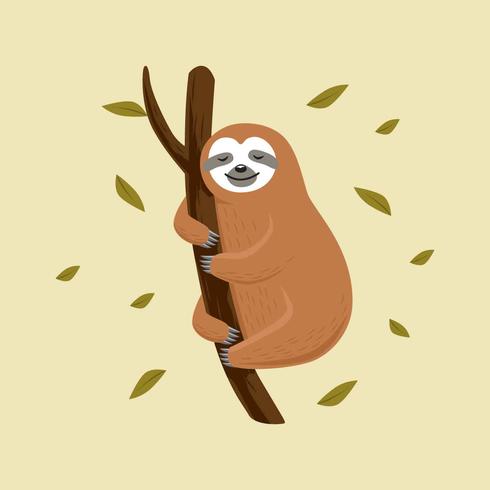 Sloth Vector Illustration