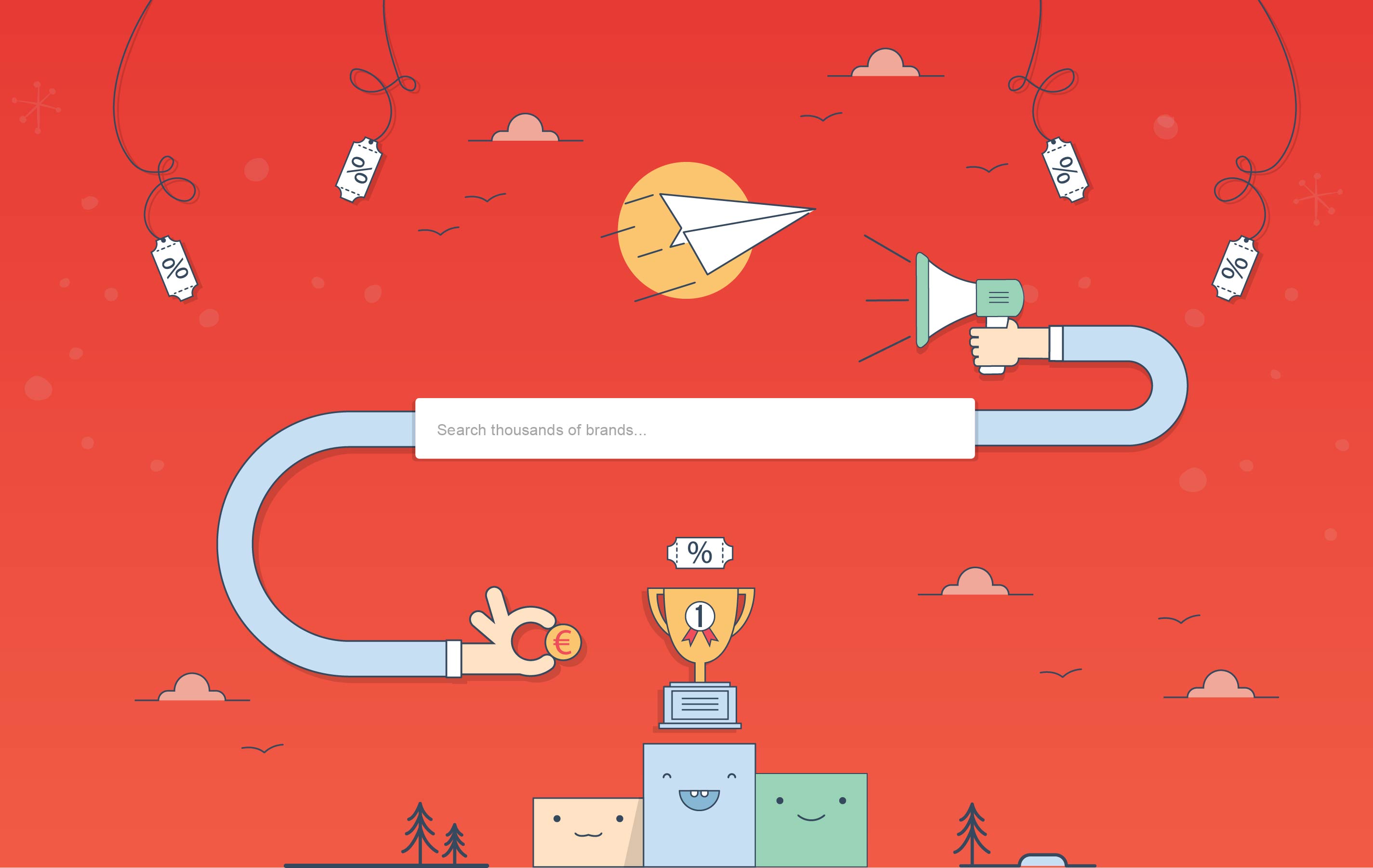 Download Vector Website Landing page Design 210805 Vector Art at ...