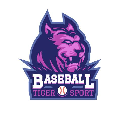 Baseball Tigers vector