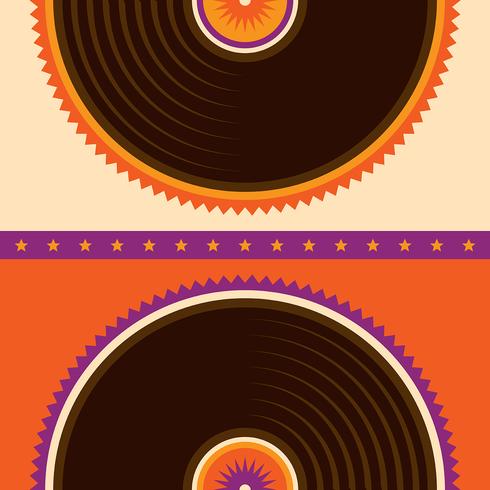 vinyl records vector