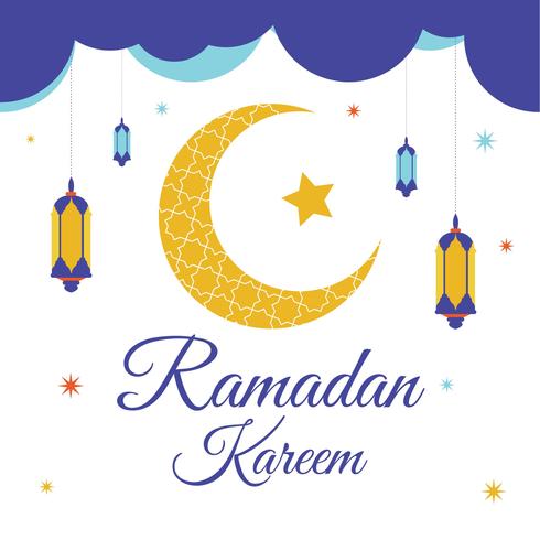 Ramadán Kareem fondo Vector