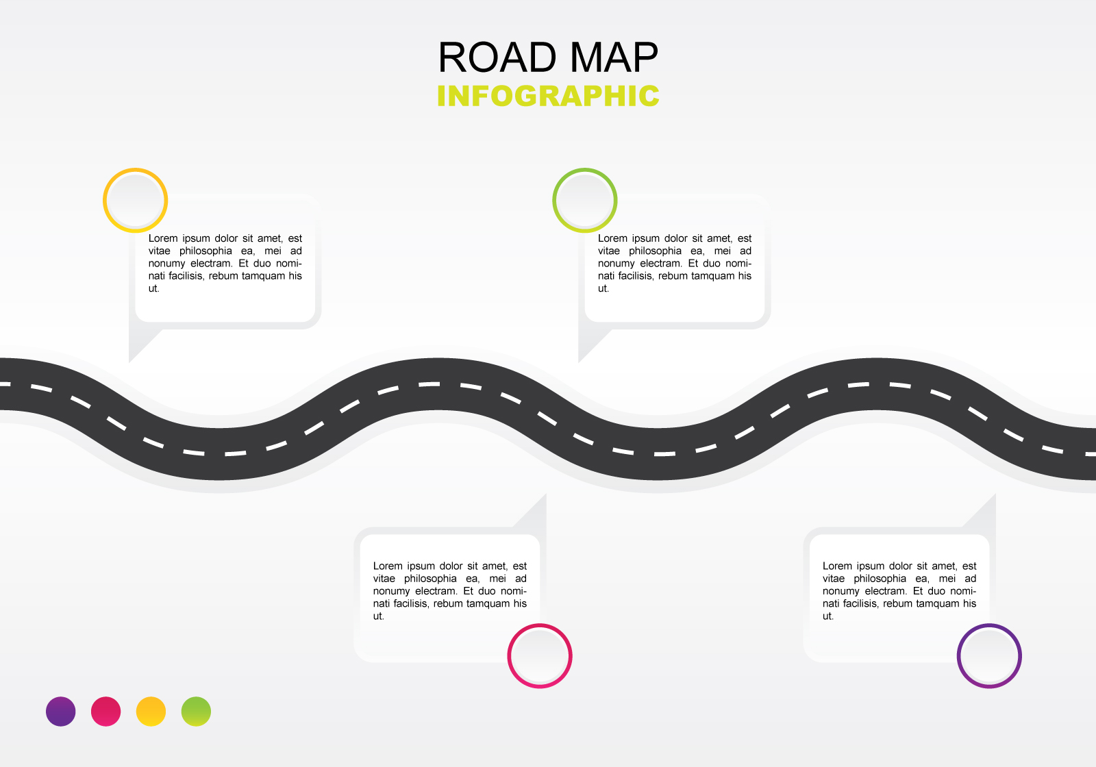 Road Map Vectores Iconos Gráficos Y Fondos Para Descargar Gratis