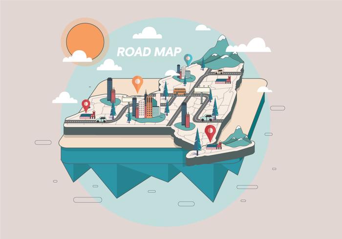 Road Map Vector