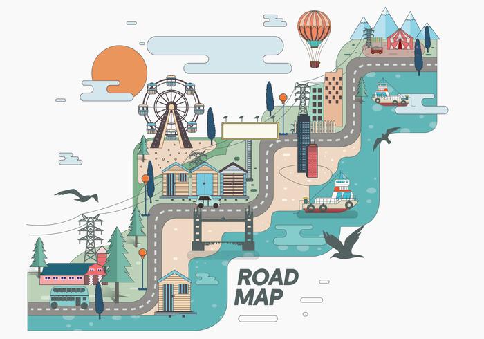 Road Map Vol 2 Vector