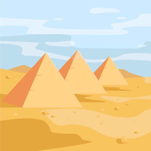 Piramides vector illustration