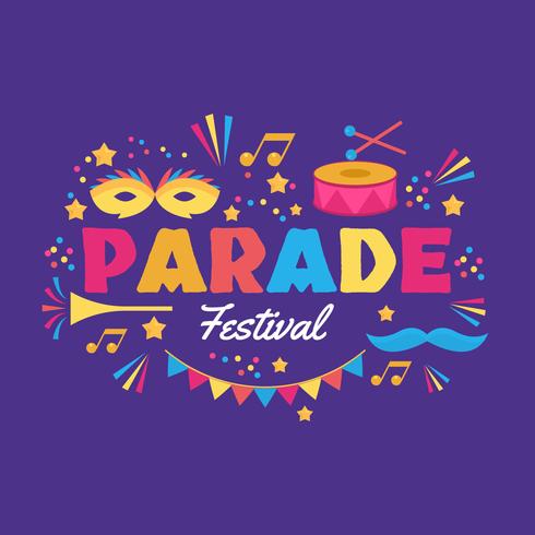 Parade Festival Vector Illustration