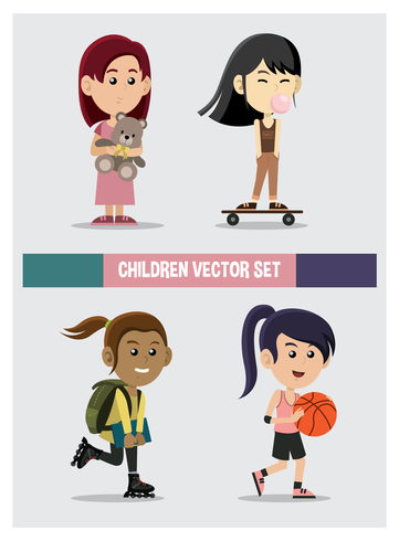 Children Activities vector