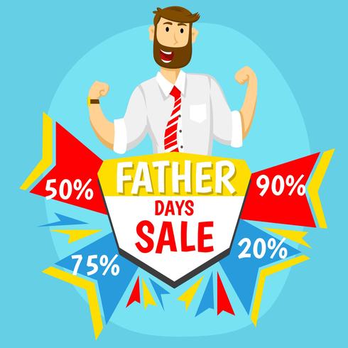 Father's Day Sale vector