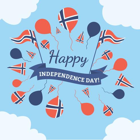 Norwegian Liberation Day Clip Art vector