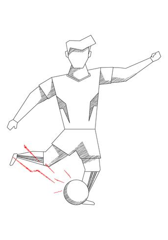 Awesome Abstract Soccer Player Vectors