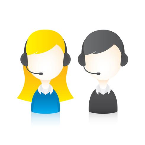 Customer Service Illustration Vector