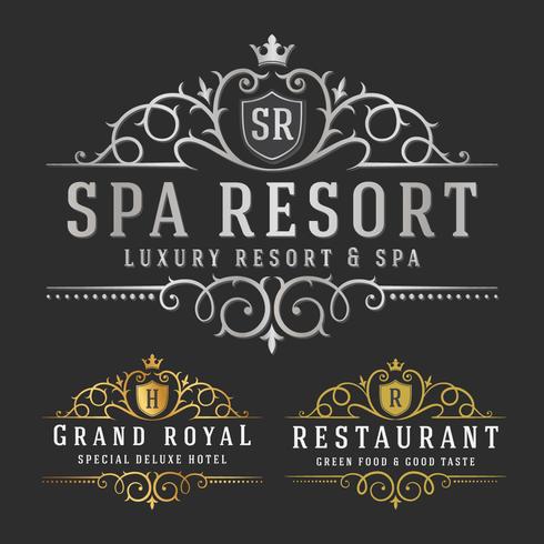 Luxurious Royal Logo Vector Re-sizable Design Template