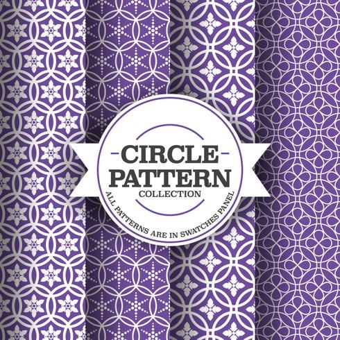Download Set of Simple Circle Patterns Background - Download Free Vectors, Clipart Graphics & Vector Art