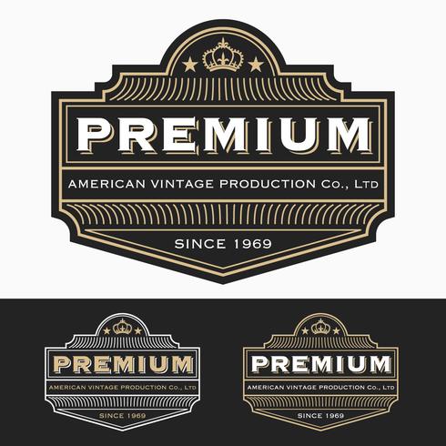 Luxurious Royal Logo Vector Re-sizable Design Template