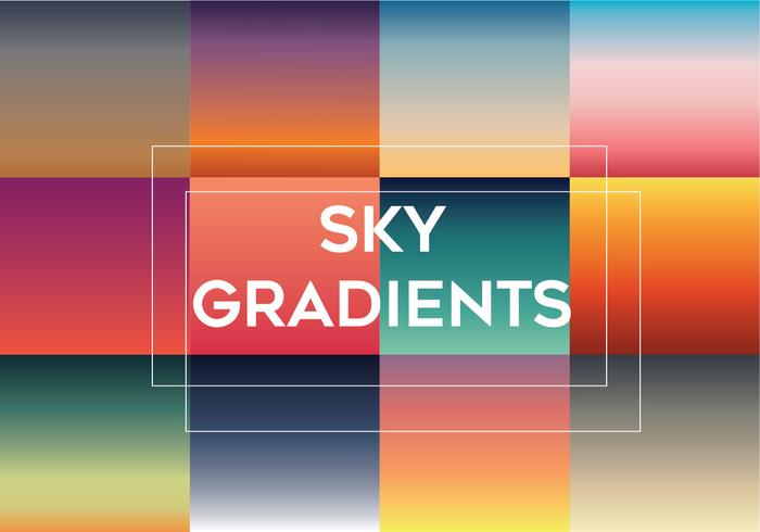 Sky Gradients Vector Pack