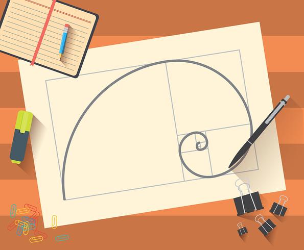 Golden Ratio Vector Illustration