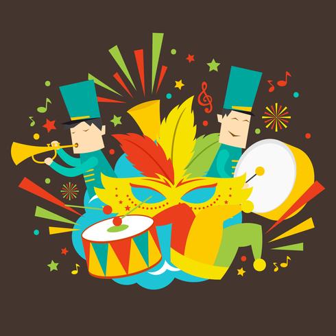 Parade Festival Vector Illustration