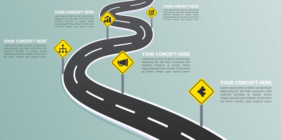 Outstanding Road Map Vectors