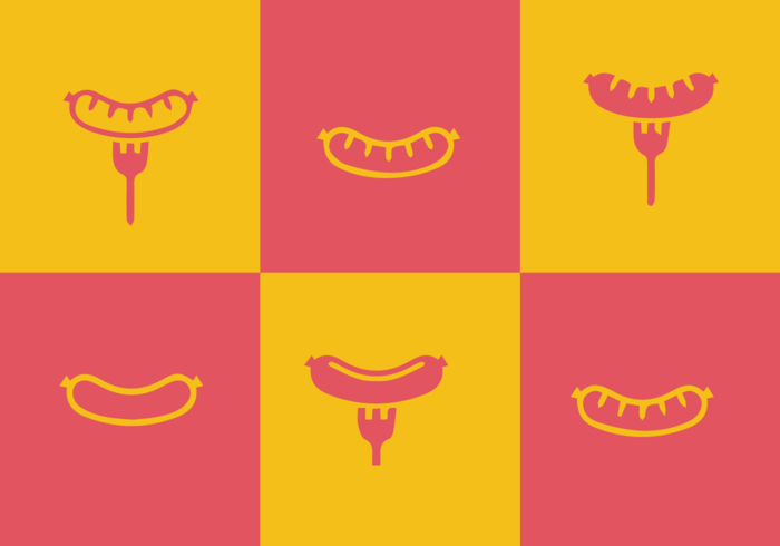 Bratwurst Vector Set