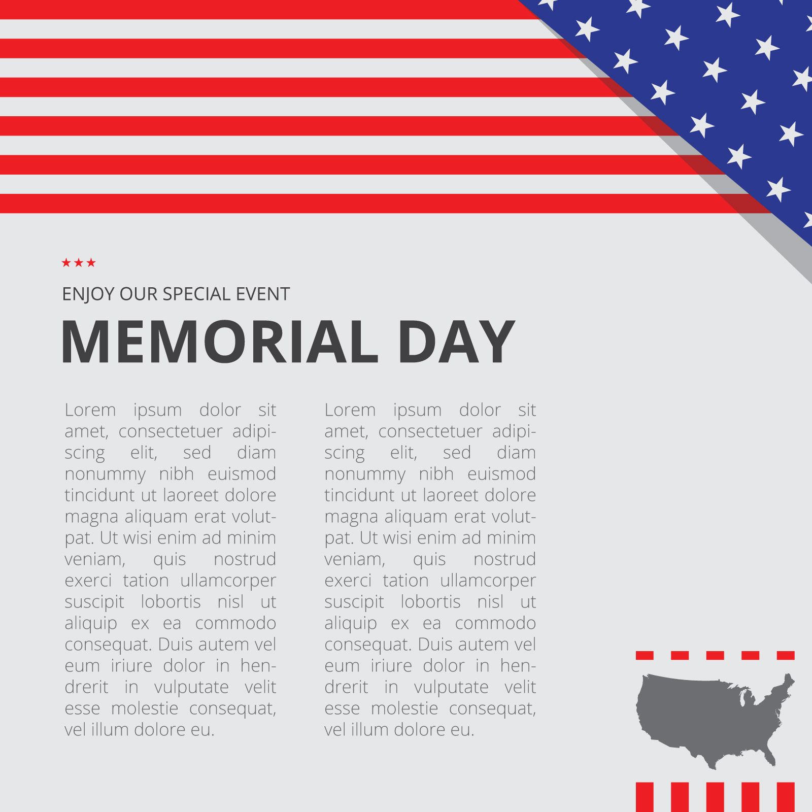 Memorial Day Decoration Illustration Template 212408 Vector Art at Vecteezy Memorial Day Decoration Illustration Template 212408 Vector Art at Vecteezy
