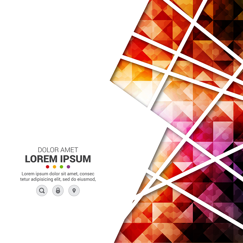 Abstract Background With Geometric Shapes 212695 Vector Art at Vecteezy