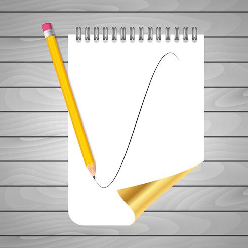 Pencil For Notes vector