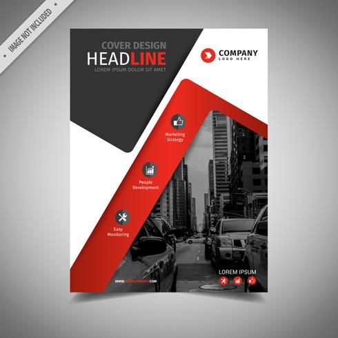 Red Modern Creative Brochure vector