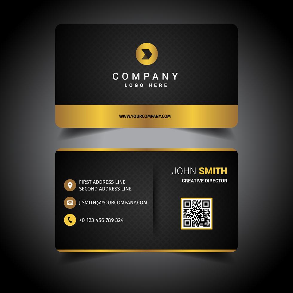 Golden Business Card 213074 Vector Art at Vecteezy