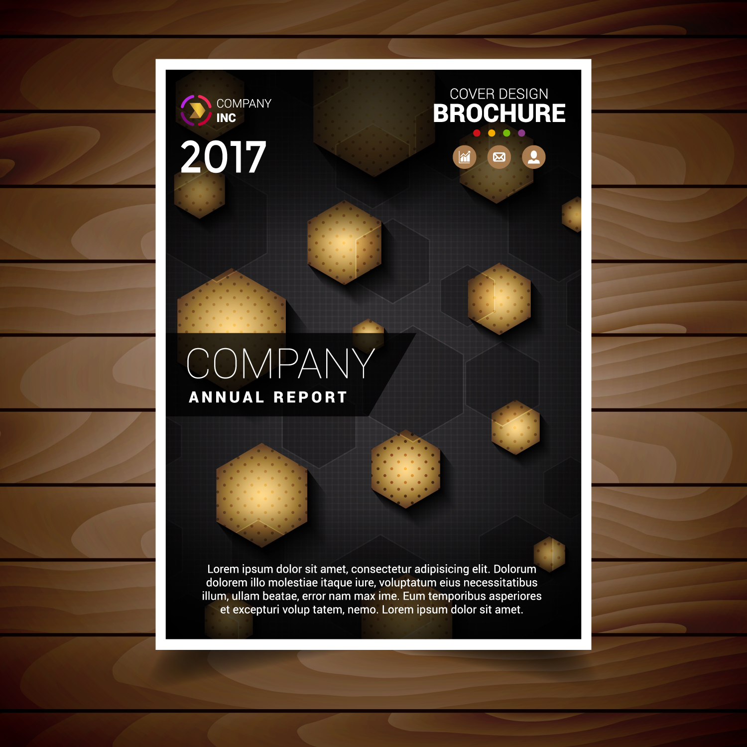 Gold Hexagonal Abstract Brochure Design Template 213102 Vector Art at Gold Hexagonal Abstract Brochure Design Template 213102 Vector Art at