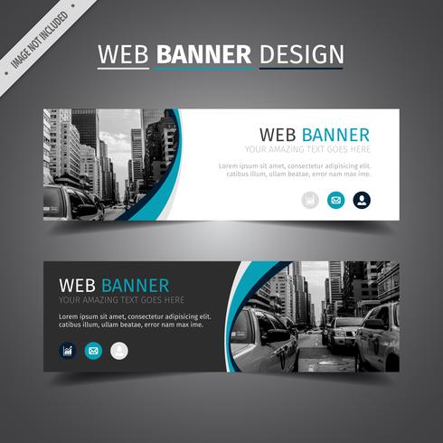 Blue Creative Header vector