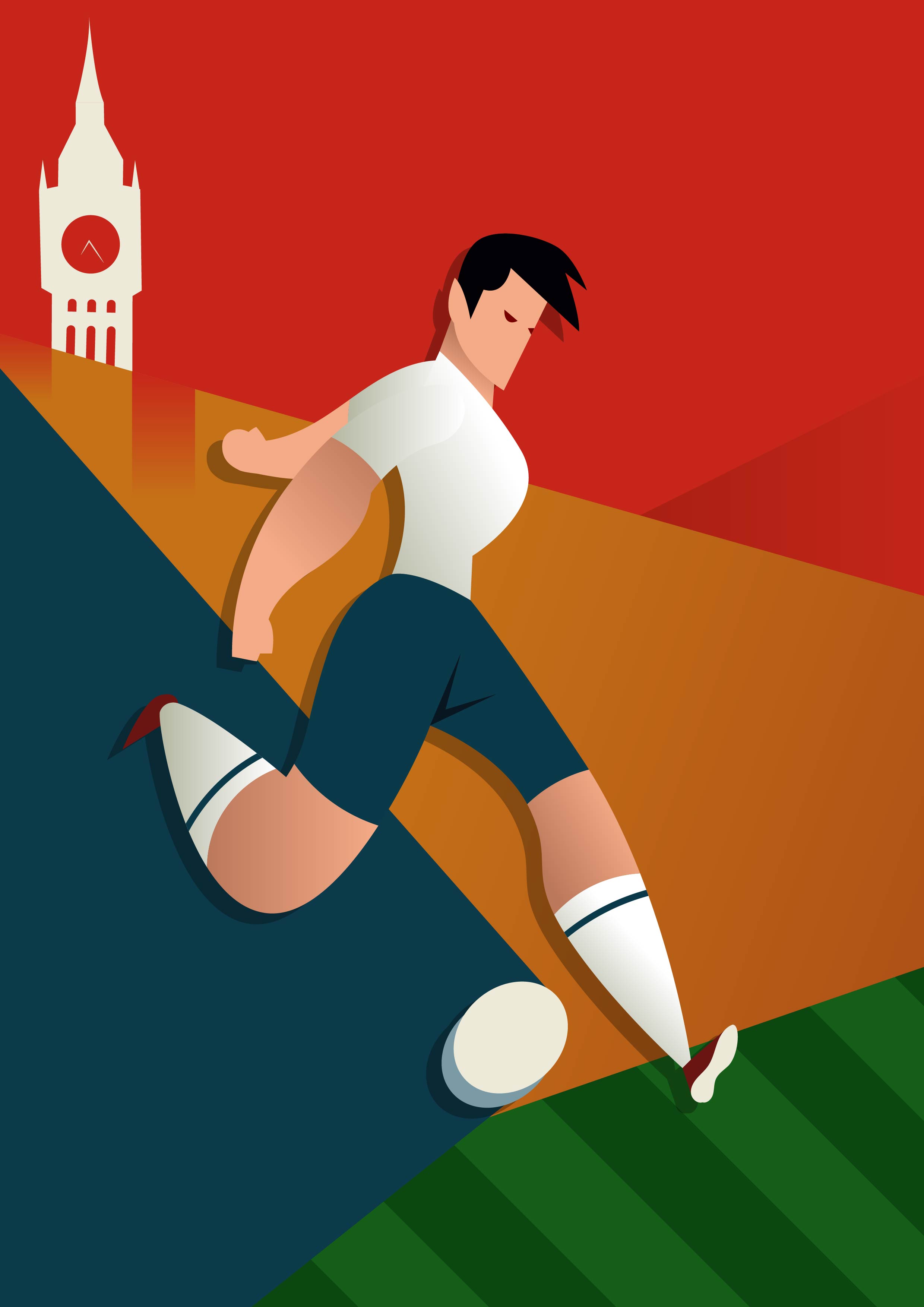 England World Cup Soccer Players Illustration - Download Free Vectors