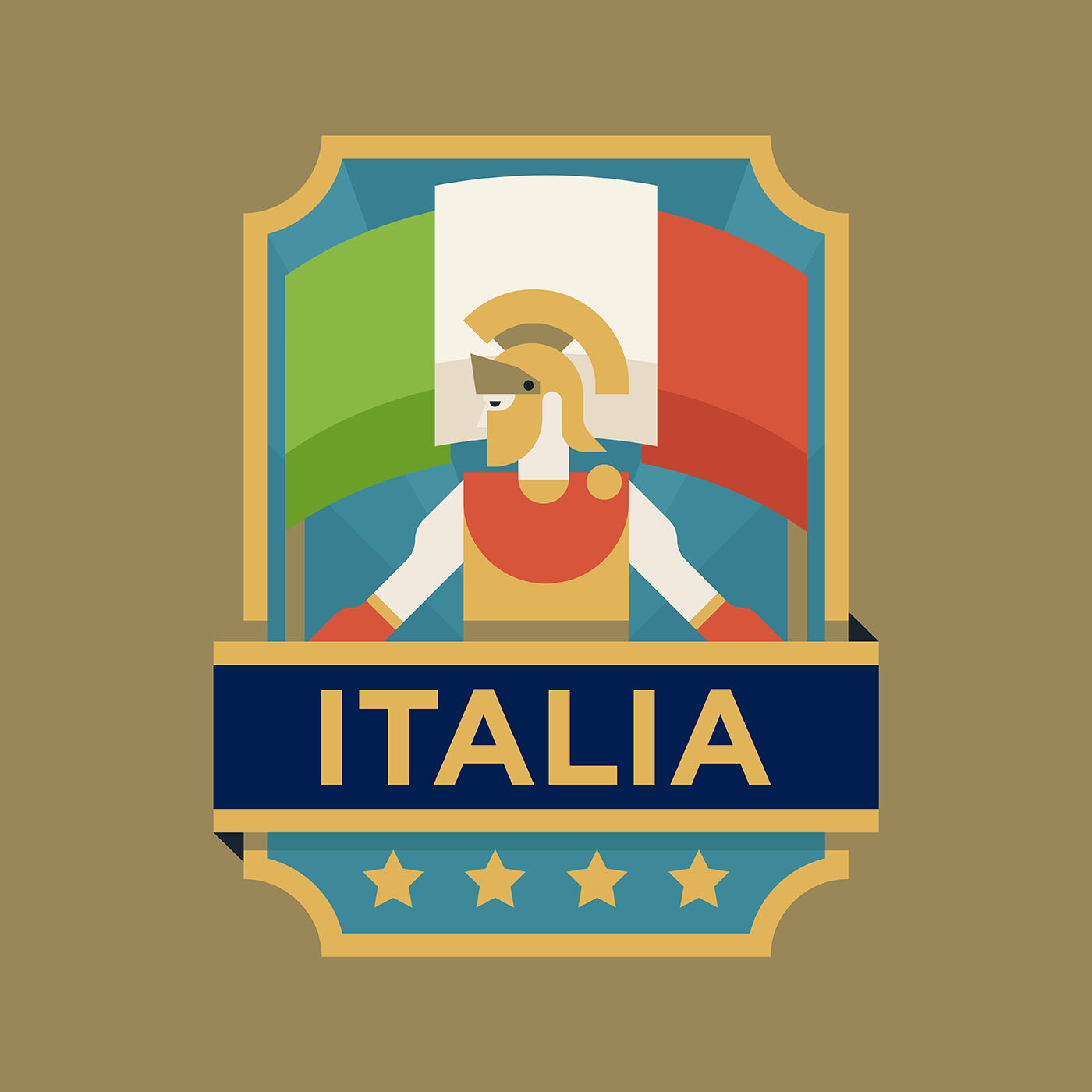 Italy World Cup Soccer Badges 213228 Vector Art at Vecteezy