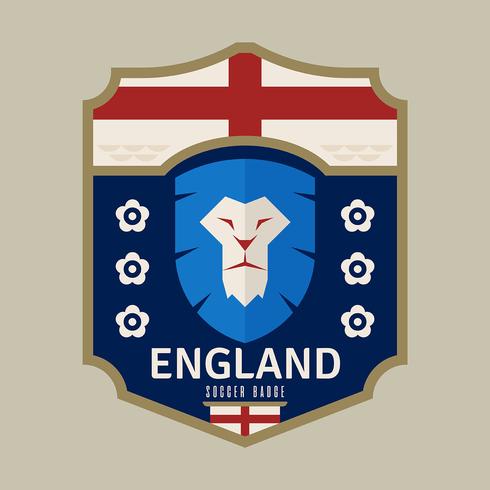 England World Cup Soccer Badge vector