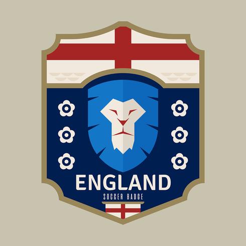 Insignia de fútbol de la Copa Mundial de Inglaterra vector