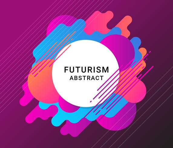 Futurism Abstract Background vector